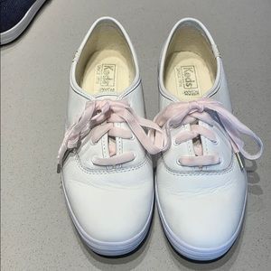 White Leather Keds